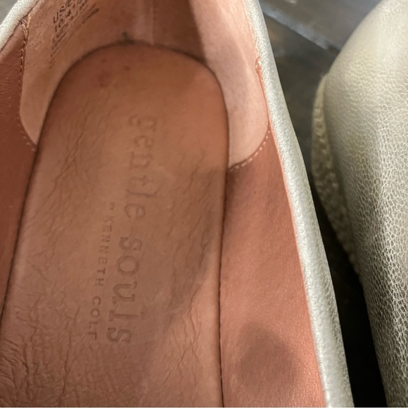 Gentle Souls Wedge Sandals 10 Women’s Gold Tan Espadrille Summer Casual Church - Picture 6 of 13